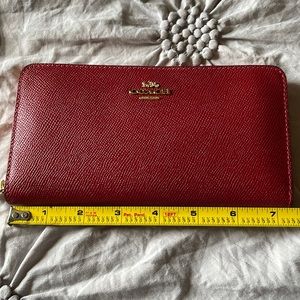 Coach Zip around wallet